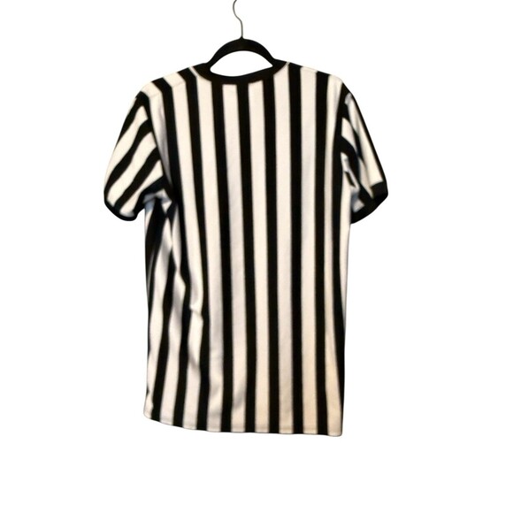 Dicks Sporting Goods Referee Shirt Size M Men Black White - Picture 2 of 5